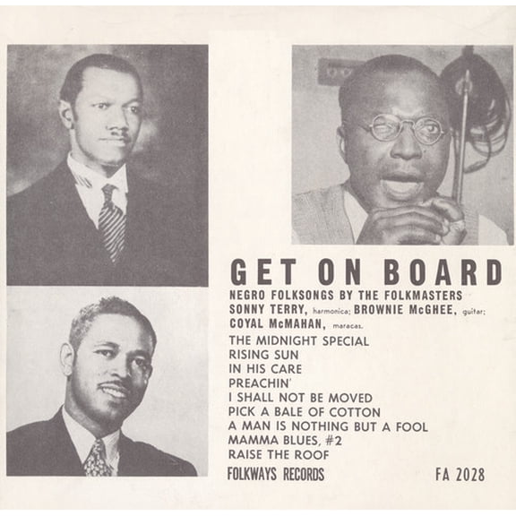 Sonny Terry - Get on Board: Negro Folksongs By the Folkmasters - Music & Performance - CD