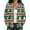 Dark Green, variant on Women’s Open‑Front Christmas Print Cardigan, Long Sleeve Button Down Loose Jacket, Vintage Folk Reindeer Snowflake Outerwear for Holiday Party & Fall Winter Daily Wear,Gray,2XL