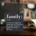 thumbnail image 4 of Zomyto 5x5 Inches Family Noun Family Quotes Desk Decor Wooden Box Sign Inspirational Rustic Black Wood Block Plaque Box, 4 of 6