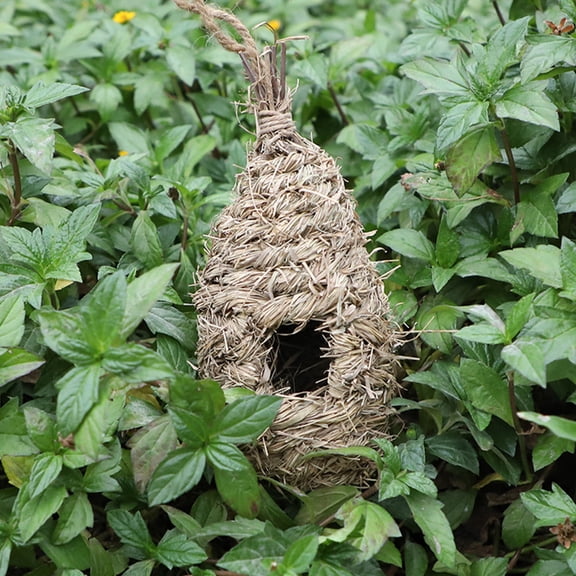 OUNONA 1Pc Plastic Bird Nest Fake Bird Nests for Indoor Pet Environment 9.4x4.3x4.3in