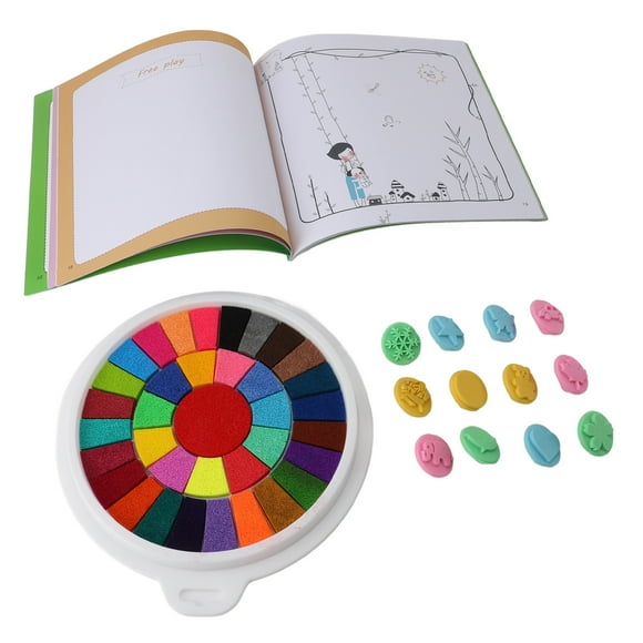 Finger Painting Kit and Book, Water Based Ink Kids Finger Paint Kit for Crafts Making