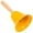 Yellow, variant on Vintage Hand Bell with Wood Handle for Restaurants and Hotels