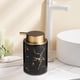 thumbnail image 2 of Dispensador de jabón con textura de mármol, accesorios de baño, botella dosificadora, dispensador de loción Textura de mármol negro, 2 of 8