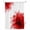Red, variant on Shower Curtains for Bathroom-36"x72",Gradient Red Flower Waterproof Bath Curtain Grommet Shower Curtain Set with Hooks