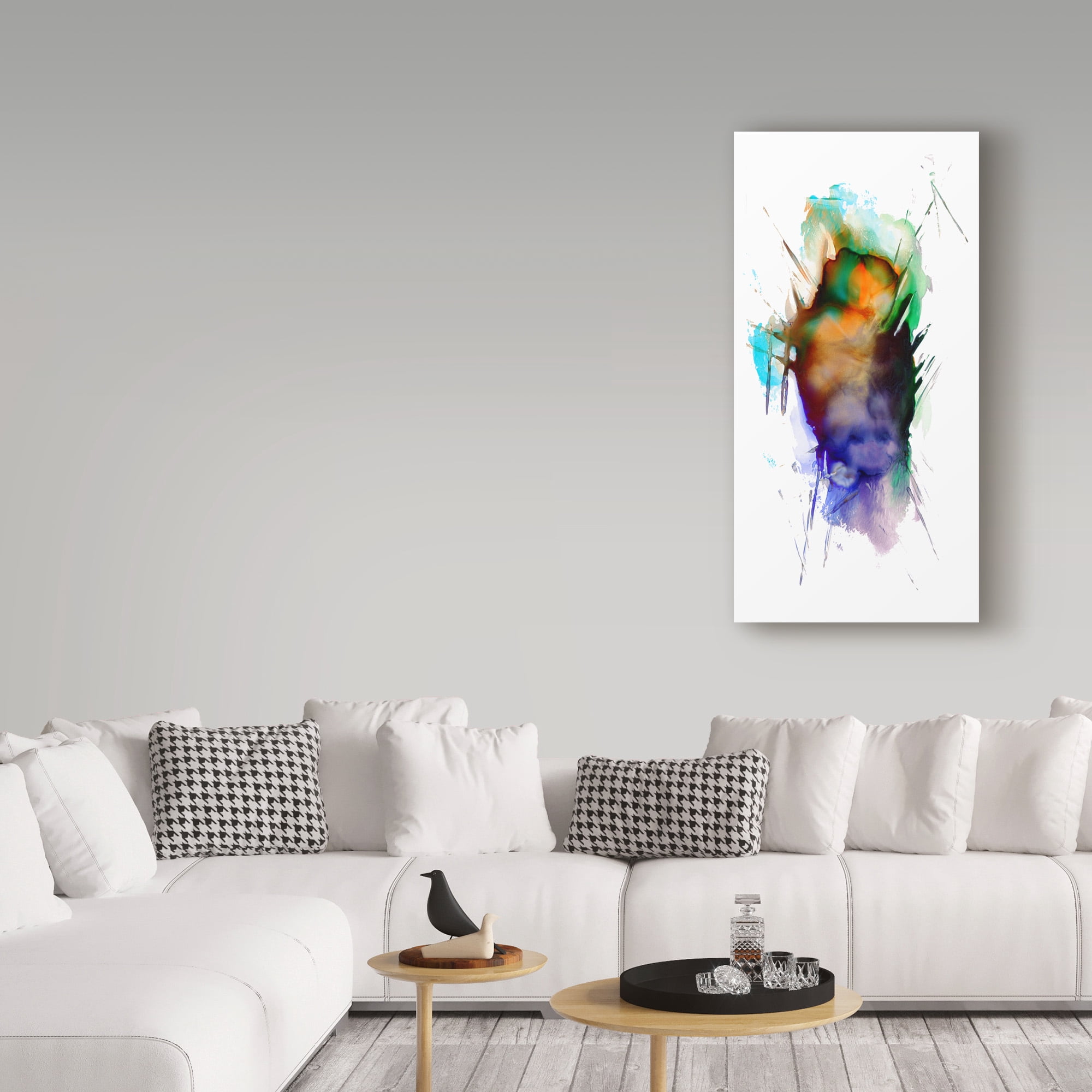 Trademark Fine Art 'Abstract number 07' Canvas Art by Masters Fine Art