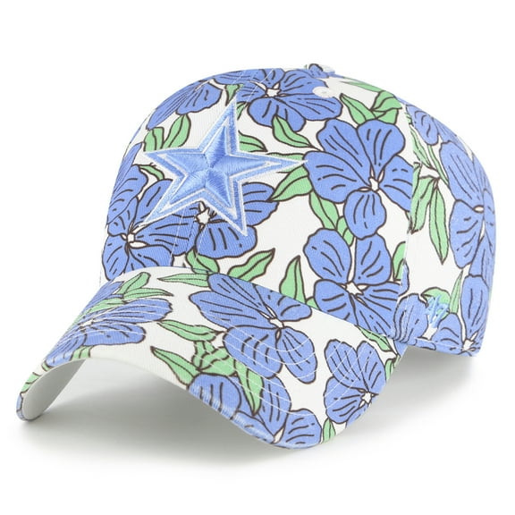 Women's-'47  White Dallas Cowboys Florentina Clean Up Adjustable Hat