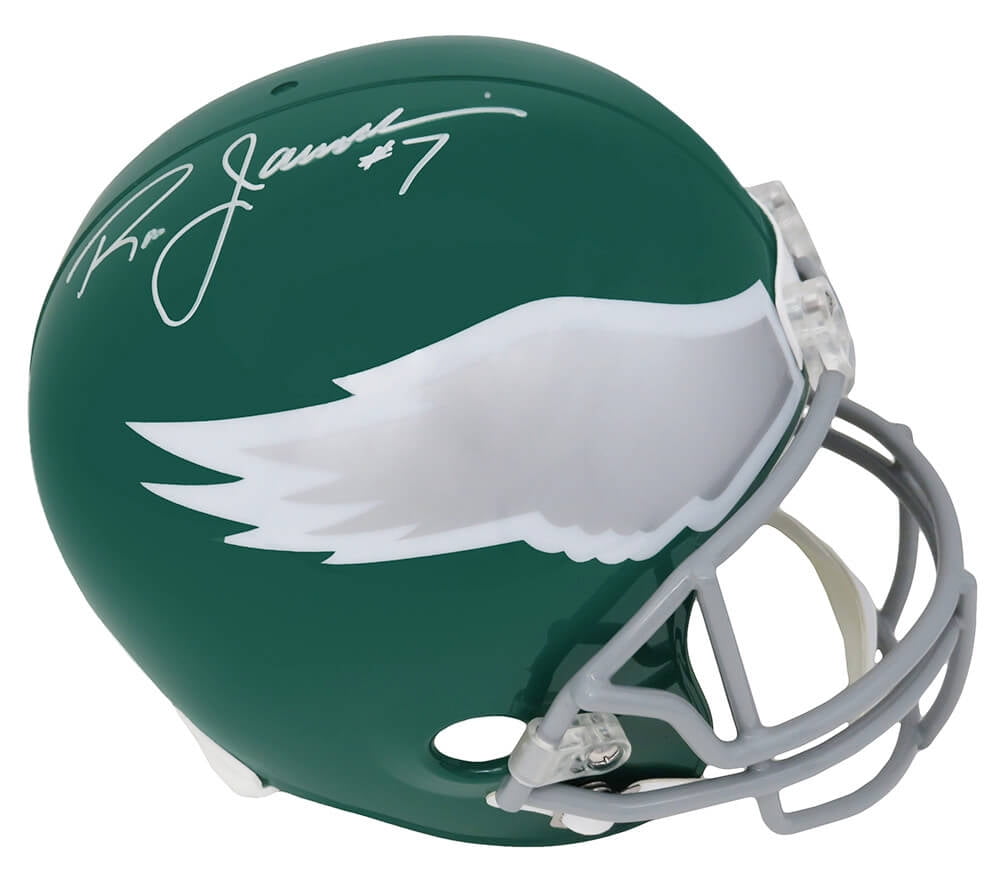 Ron Jaworski Signed Philadelphia Eagles Throwback Riddell Full Size ...