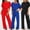 Red, variant on Drovellove Women's Sleeveless Jumpsuit with Belt - Straight Leg Romper for Summer Nights, Clubwear, or Beach Vacation