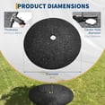 thumbnail image 3 of Royalbelle 6 PC 30 Inch Rubber Tree Mulch Ring, Root Barrier Landscaping Mat, 3 of 6