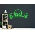 thumbnail image 2 of Glowneon Alien In Hole Neon Signs, Room Wall Art Decor, 2 of 4