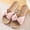 Pink, variant on Bowknot Linen Slide Sandals Breathable Non-slip Indoor Slippers Women's Casual Indoor Outdoor Flat Footwear Green 41