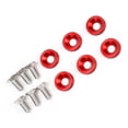 thumbnail image 1 of 6pcs M8 Decorative Red Washers Screws Universal for Automobile Car  Bumper Engine Cover, 1 of 8