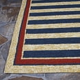thumbnail image 7 of Couristan Covington Nautical Stripes Rug In Navy-Red - (2 Foot x 4 Foot), 7 of 7