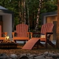 thumbnail image 3 of Wildridge Heritage Sunset Adirondack Chair, Cherrywood, Outdoor Weather Resistant Poly Patio Furniture, 3 of 5