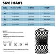 thumbnail image 6 of Kdxio 3d Black and White Checkerboard for Men's Muscle T-shirt,Sleeveless for Workout Running Athletic Gym Lounge Casual, 6 of 7