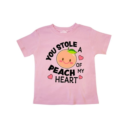 

Inktastic You Stole a Peach of My Heart with Cute Peach Gift Toddler Boy or Toddler Girl T-Shirt