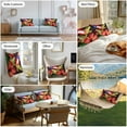 thumbnail image 6 of Waterproof Throw Pillow Covers Set of 2, 20x12 Inch Puerto Rico Flag Decorative Pillowcases Outdoor Pillow Slip Cushion Covers Set for Couch Tent Frog Red Flower Summer Leaf, 6 of 7