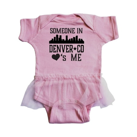 Denver Colorado Someone Loves Me Skyline Infant Tutu Bodysuit