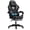 Gray, variant on Hoffree Gaming Chair Massage Game Chair with Footrest and Massage Lumbar Support Ergonomic Computer Chair Height Adjustable with Swivel Seat and Headrest