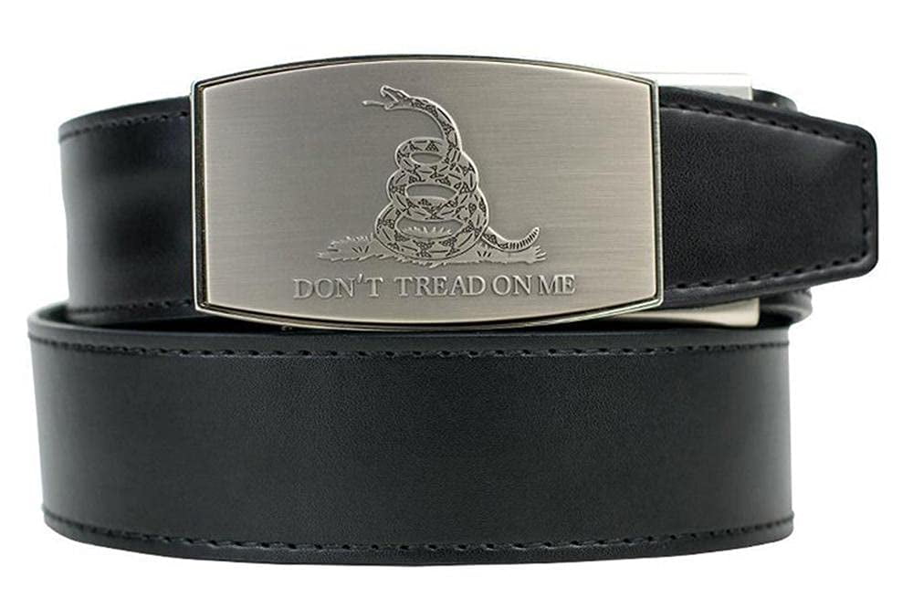 Nexbelt Gadsden Flag Black Leather EDC Gun Belt Men's Tactical