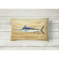 thumbnail image 2 of Carolines Treasures 8754PW1216 Swordfish on Sandy Beach Canvas Fabric Decorative Pillow, 12H x16W, multicolor, 2 of 3