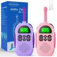 thumbnail image 1 of Walkie Talkies HPROMOT recargables para niños de 3 a 12 años, paquete de 2, 1 of 7