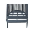 thumbnail image 4 of Furniture of America Tropaz Faux Wicker 3pc Patio Bistro Set, Gray, 4 of 5