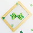 thumbnail image 5 of St Patrick's Day Pet Party Costume Bow Tie for Dogs and Cats, Irish Festival Clovers Bow Tie Accessory, General Purpose Pet Wear for Holiday Themed Events and Everyday Use, 5 of 6