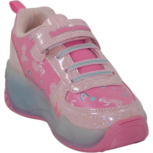 Bubble gummers -Tenis Patines para Niños y Adolescentes (17 al 23) (Rosa, Measurement_17_Point_0_Centimeters)