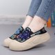 thumbnail image 5 of Mocasines Mujer Sparkle Sequin Platform Slip On Shoes, 5 of 6