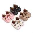 IVEMOULODEC Baby Girl Flats Soft Antislip Soles Cute Bow Mary Jane