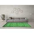 thumbnail image 3 of Ahgly Company Indoor Square Southwestern Emerald Green Country Area Rugs, 7' Square, 3 of 4
