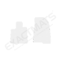 ExactMats - Premium Clear Overlay Floor Mats, Made In USA - Fits Honda Accord 2018-2022 / 2 Front Mats