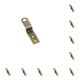 thumbnail image 1 of Scienceny Reemplazo del conector de la esquina del cajón del hogar, conectores de Metal en forma de Z, actualización de reparación, accesorios S 10piezas, 1 of 1