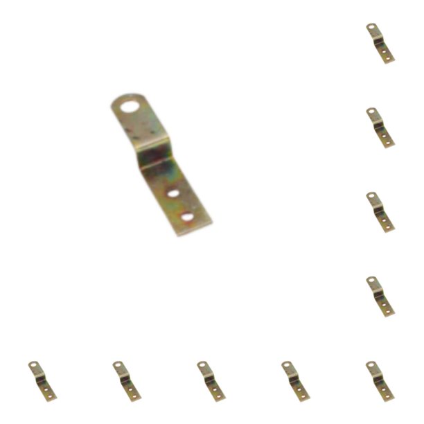 Scienceny Reemplazo del conector de la esquina del cajón del hogar, conectores de Metal en forma de Z, actualización de reparación, accesorios S 10piezas
