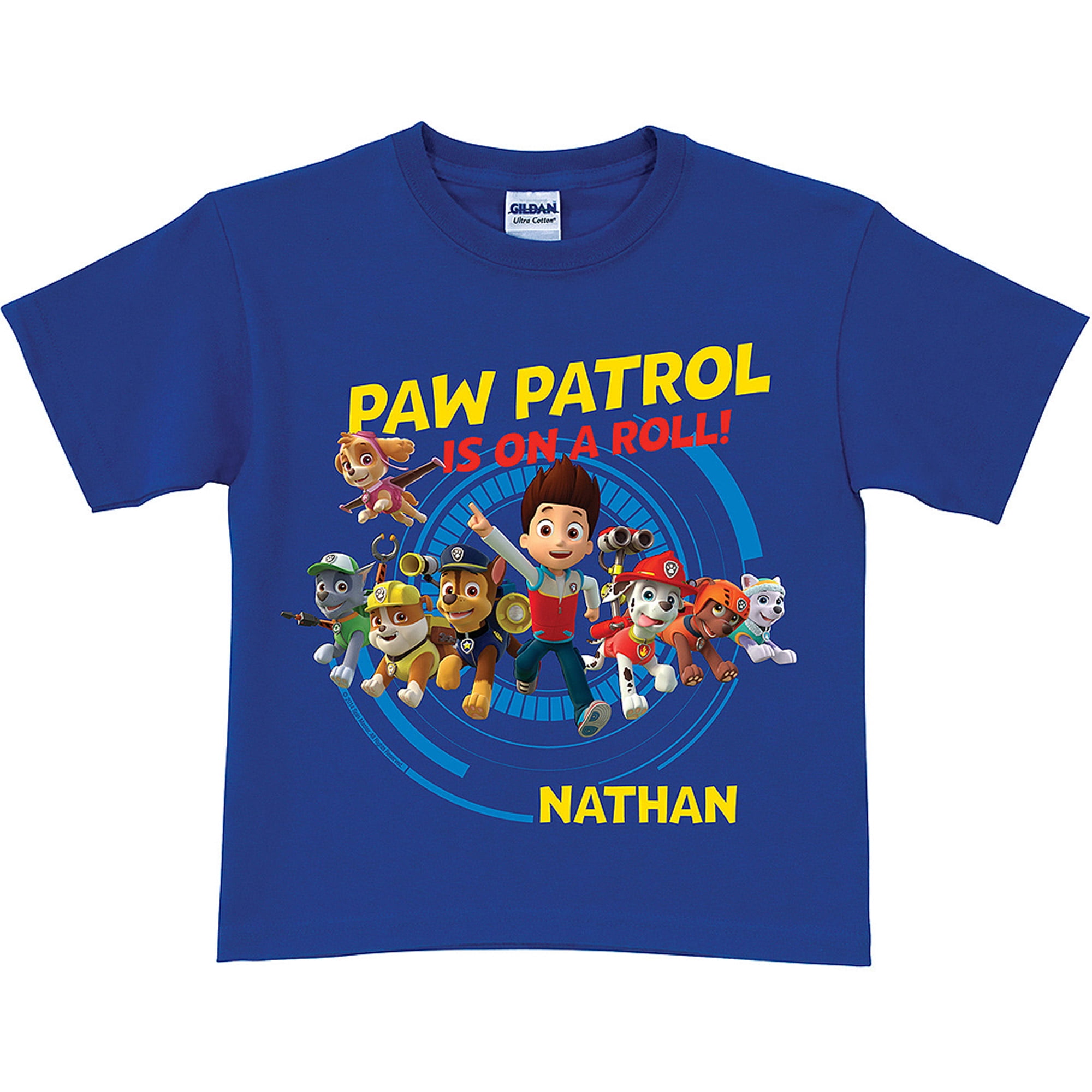 paw patrol shirts for toddlers