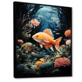 thumbnail image 2 of Designart "Aquariums Aquatic Pastoral Collage II" Aquariums Floater Framed Canvas Print, 2 of 7