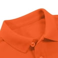 thumbnail image 3 of Polo Shirts Boys Short Sleeve Orange Button up Shirt Boys School Shirts 7-8 Years Clothes Boys, 3 of 6