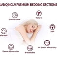 thumbnail image 5 of Housse de Couette 3 Pcs Lit double Pâte de Haricot Ensemble Visage Simple, 5 of 5