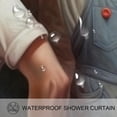 thumbnail image 3 of Labour Day Waterproof Printed Bathroom Curtain Set with Hooks - Stylish Bathroom Decoration, 3 of 6