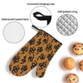 thumbnail image 3 of Fotbe Snake for 4Pcs Oven Mitts and Pot Holders, 500℉ Heat Resistant Oven Mitts , Non-Slip Silicone Surface Safe for Baking, Cooking, BBQ, 3 of 6
