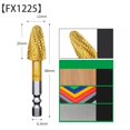 thumbnail image 1 of Single And Dual-Slot Rotary Rasp Drill Bit Milling Cutter 6.3mm Shank Diameter Double slot FX1225, 1 of 9