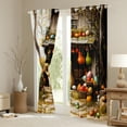 thumbnail image 3 of Manfei Kawaii Cartoon Rabbit Blackout Curtains Set of 2 (52x84 Each) for Kid, Happy Easter Window Curtains, Retro Western Festival Curtains and Drapes, Curtains and Drapes Home Decor, 3 of 6