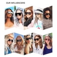 thumbnail image 3 of Gafas de Sol SOJOS Cuadradas Grandes para Mujer SJ2117 con Armazón Carey, 3 of 6