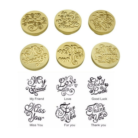 Wax Seal Stamp Kit DIY Envelope Decorations Album