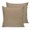 Beige, Tan, Brown, variant on Pillow Covers 26x26 Set of 2, Black Textured Throw Pillow Covers Decorative Couch Cushion Cover, Farmhouse Country Woven Striped Microfiber Soft Square Pillowcases for Bedroom Living Room Sofa