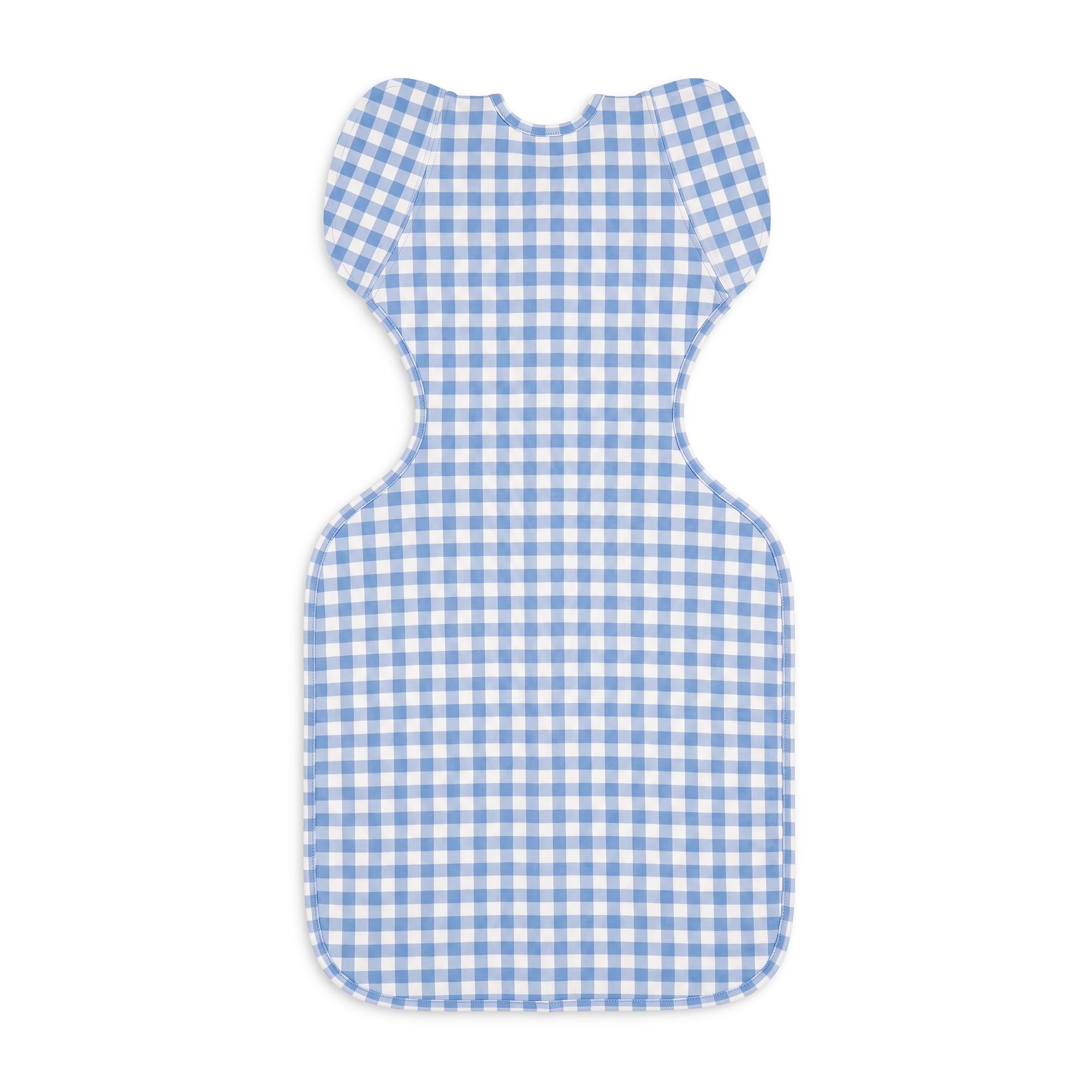 Love To Dream Swaddle Up Transition Bag, 4-way Stretch, Cotton Blend, 1.0 TOG, Blue Gingham, Large