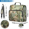 thumbnail image 2 of ALAZA Zipper Binder Bag Hummingbird Floral 3 Ring File Folder Binder Organizer Bag, 2 of 8