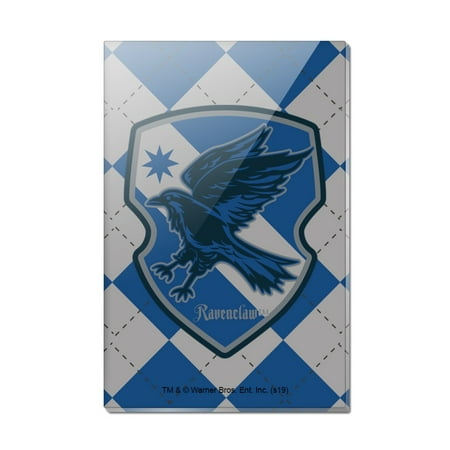 

Harry Potter Ravenclaw Plaid Sigil Rectangle Acrylic Fridge Refrigerator Magnet