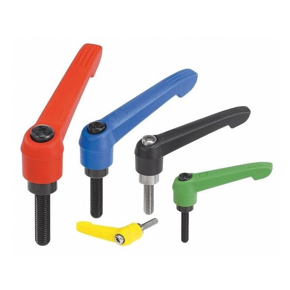 Kipp Adjustable Handle,1/4"-20,Thermoplastic K0269.1A284X40